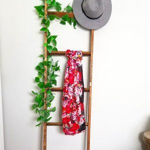 Floral infinity scarf